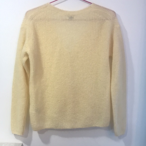 Aritzia Wilfred front to back cardigan (yellow) - Picture 4 of 11